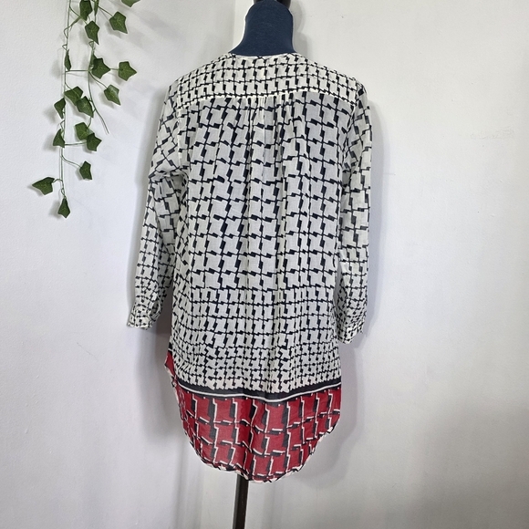 J Crew Lightweight Houndstooth Tunic top / Dress - Picture 6 of 10